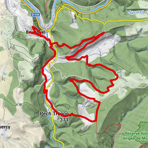 Église Notre-Dame-de-l'Assomption - Grotte - Pech Trégon - Bruniquel