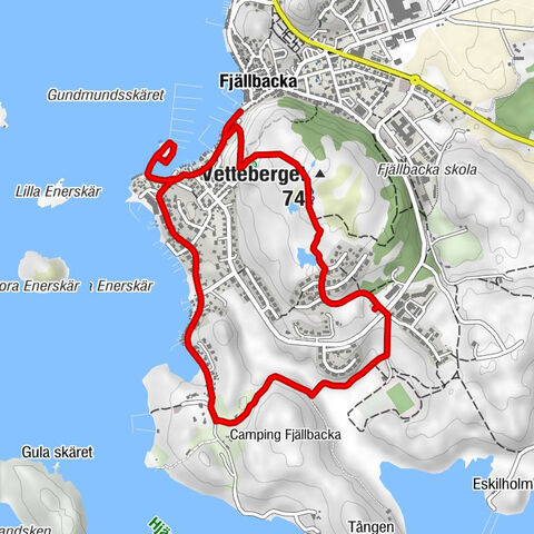 Tanums kommun - Vetteberget - Bryggan - Fjällbacka