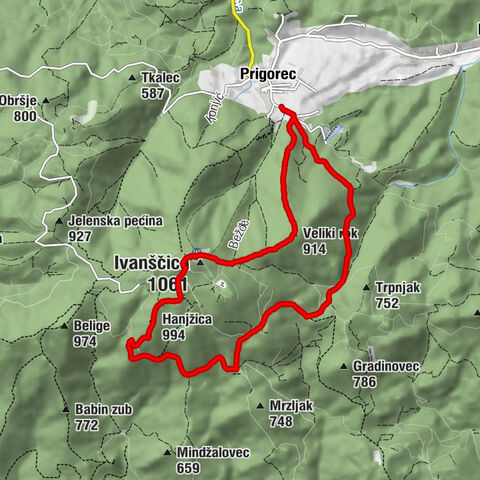 Prigorec - Veliki rok - Ivanščica - Hanjžica