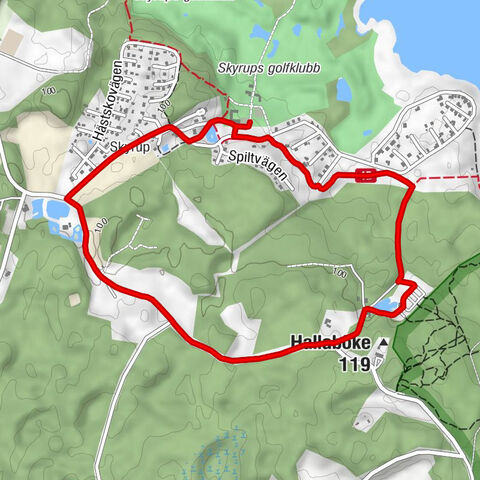 Hässleholms kommun - Hallaböke - Skyrup