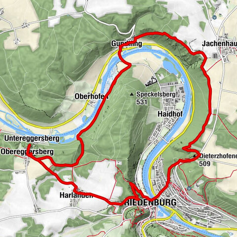 Riedenburg - Dieterzhofener Berg - Teufelsfelsen - St. Maria Magdalena