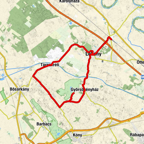 Gyártelep - Evangélikus templom - Gyümölcsoltó Boldogasszony templom