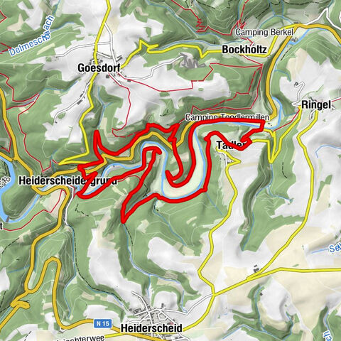 Saint-Willibrord - Heiderscheidergrund - Toodlermillen - Tadler