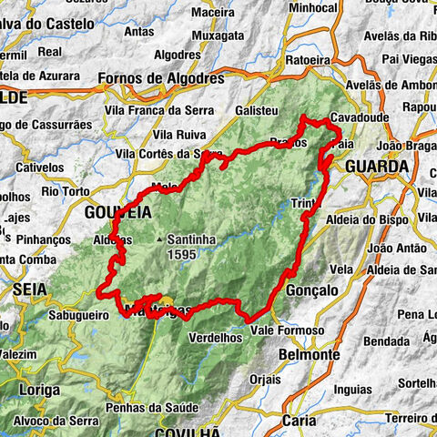 Manteigas (São Pedro) - Igreja Matriz de Valhelhas - Igreja Matriz de Aldeia Viçosa - Aldeias e Mangualde da Serra