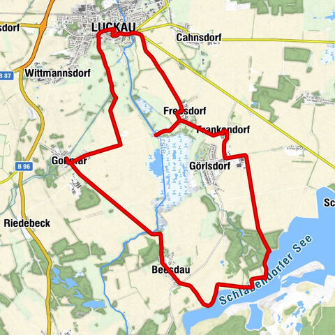 Luckau - Calauer Vorstadt - Dorfkirche Frankendorf - Beesdauer Kirche