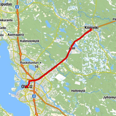 Pokkinen - Ydinkeskusta - Oulu - Kiiminki