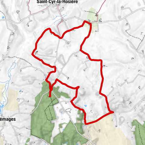 Sainte-Gauburge - Le Valangelier - Les Rieux - La Filochère