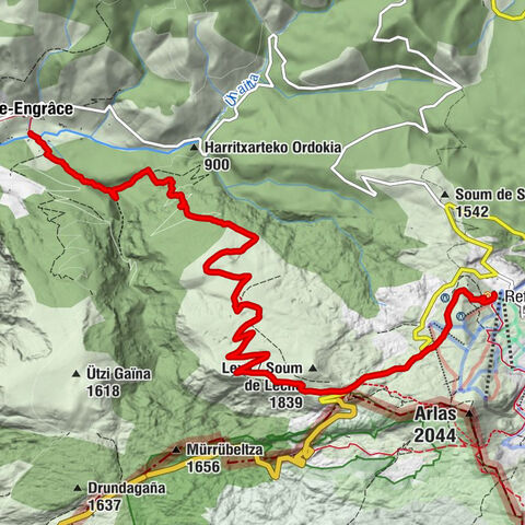Sainte-Engrâce - Gouffre Fertel - Refuge Jeandel - Massaré 2
