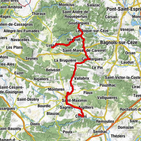 Azor - Église Saint-Théodorit - Église Saint-Étienne - Collias