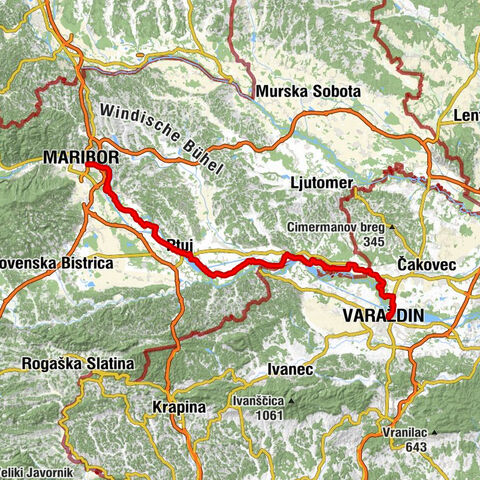 Maribor - Ptuj - Ormož - Varaždin