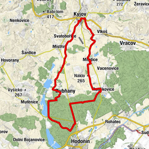Kyjov - Hostinec U Draka - Všech svatých - Náklo