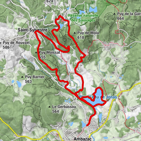 La Mazaurie - Les Caires - Bourdaleine - Puy Moissat