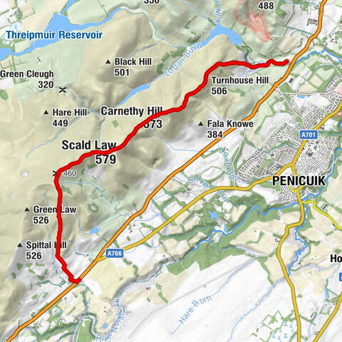 Midlothian - West Kip - Scald Law - Carnethy Hill