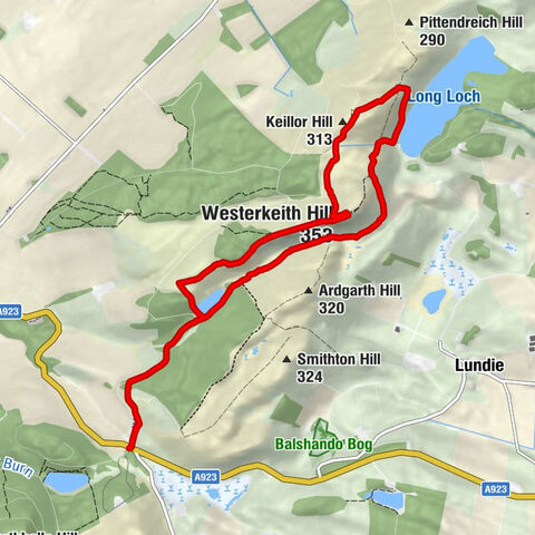 Perth and Kinross - Keillor Hill - Westerkeith Hill - Angus