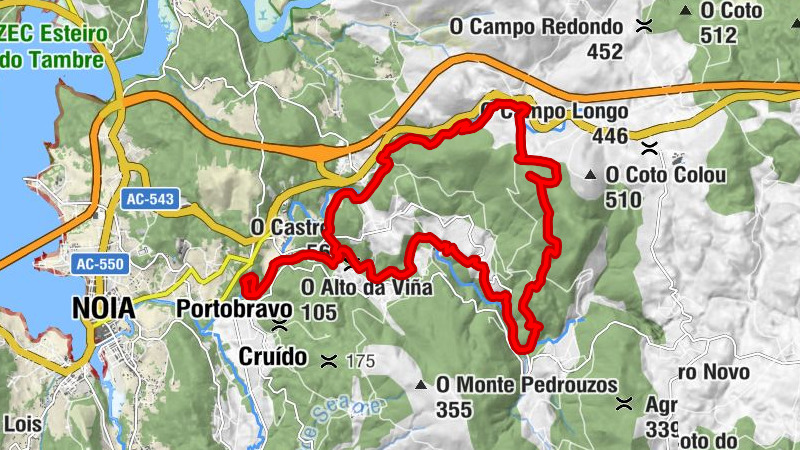 Brandia - A Fialla - O Castro - Igrexa do Mosteiro de San Xusto de Toxos Outos