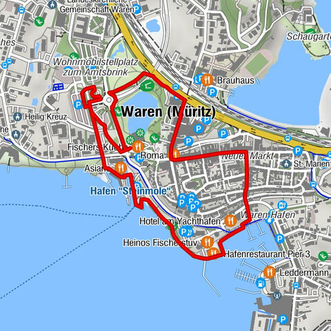 Waren (Müritz) - Waren, Steinmole - Anleger 3