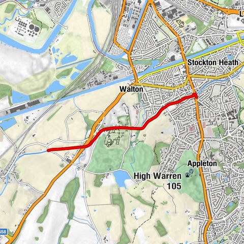 Hillcliffe - Warrington - Higher Walton - Walton