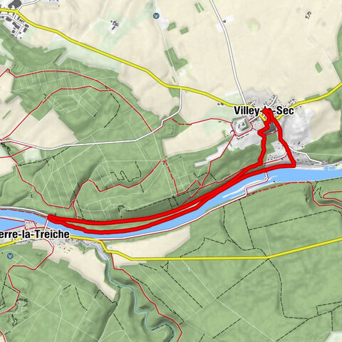 Église de la Nativité-de-la-Vierge - Grotte des Sept Salles - Grotte des Puits - Villey-le-Sec