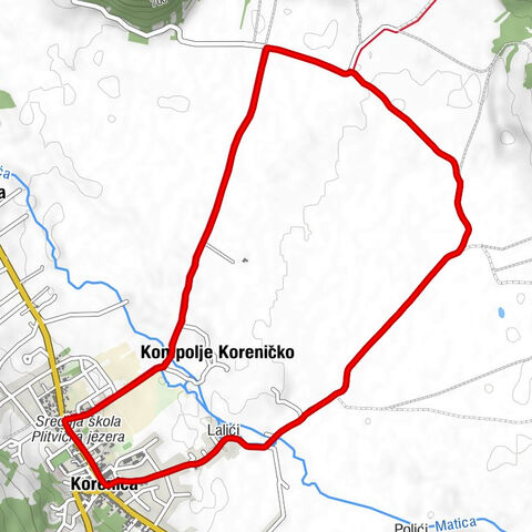 Korenica - Mrsinj - Time - crkva svetog Jurja
