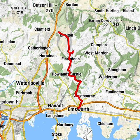 Emsworth - Hampshire Farm - Chalton Down - Clanfield