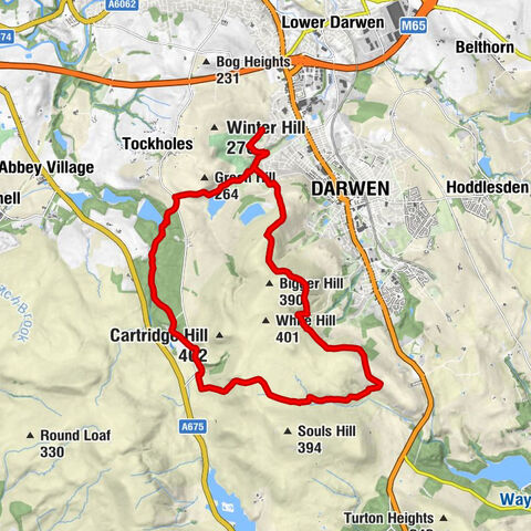 Blackburn - Turn Lowe - Darwen Hill - Darwen