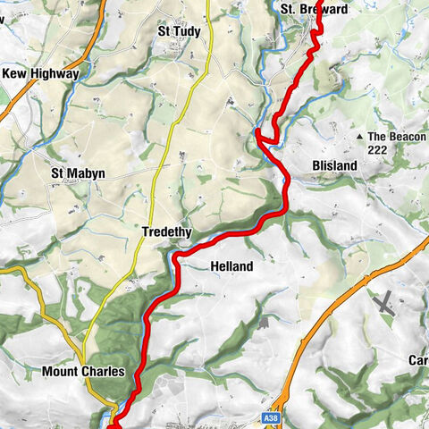 St. Breward - Lower Lank - Penpont - Dunmere