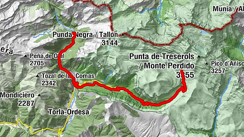 Refugio de Bujaruelo - Salto del Carpin - Cascada de Molinieto - Refugio de Goriz