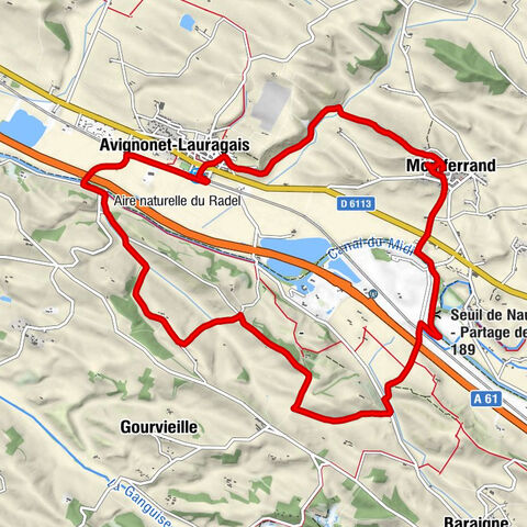 Avignonet - Avignonet-Lauragais - Église Saint-Pierre d'Alzonne - Seuil de Naurouze - Partage des Eaux