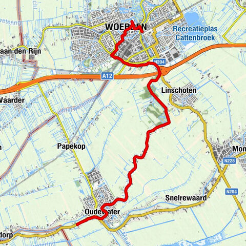 Oudewater > Woerden (Diagonaalpad 26)