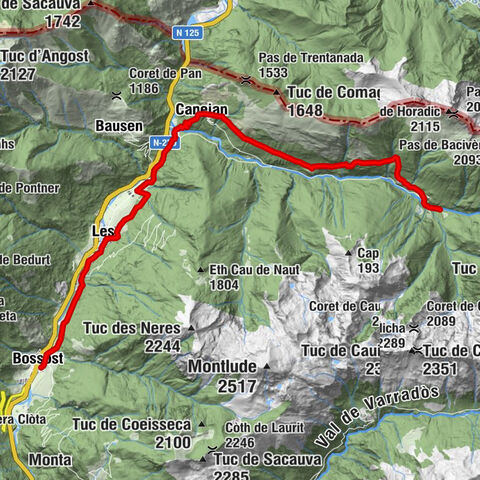 Sant Fabian e Sant Sebastian - Sant Joan Bautista - Ermita Sant Blas - Refugi forestau dera Honeria