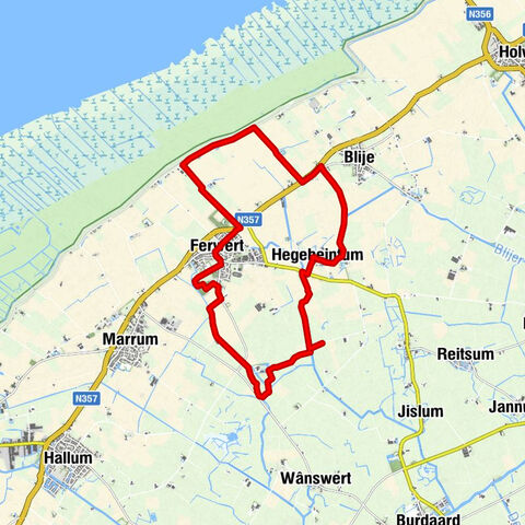 Ferwert - Liudgertsjerke - Hegebeintum