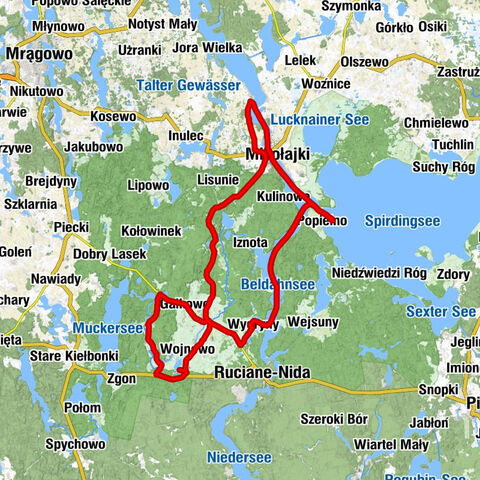 Mikołajki - Kościół pw. Podwyższenia Krzyża Świętego - Molenna Staroobrzędowców - powiat mrągowski