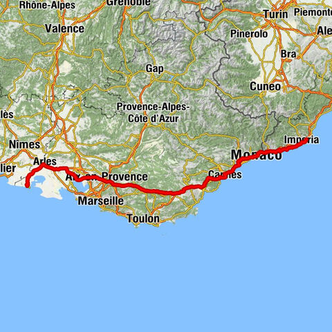 Pont de Gau - Église de la Transfiguration - Colline de Saint-Pierre - Diano Marina