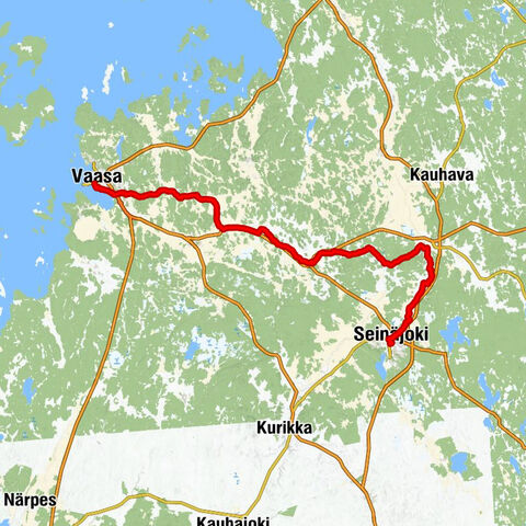 Keskusta - Hyvän paimenen kappeli - Seinäjoki - Vaasa