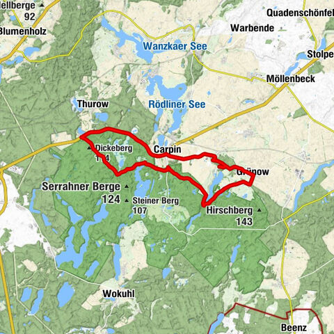 Zinow - Dianenhof - Landgasthof am Schlesersee - Carpin