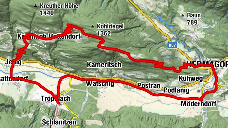 HP1 Guggenberg route