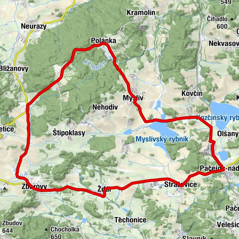 Polánka - Lovčice - Zborovy - Žďár