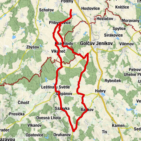Bratčice - Kostel sv. Jana Křtitele - Kaple - Kostel sv. Jakuba Staršího