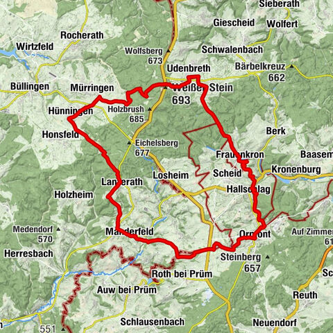 Ormont - Sankt Lambertus Kirche - Hôtel des Ardennes - Barbara-Kapelle