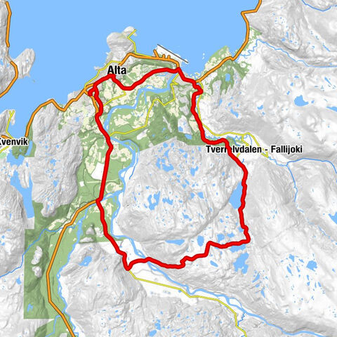 Furuli - Alta - Øvre Alta - Lottabakken