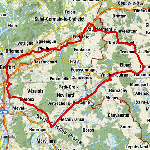 Belfort - Église Saint-Nicolas - Église Saint-Quirin - Danjoutin