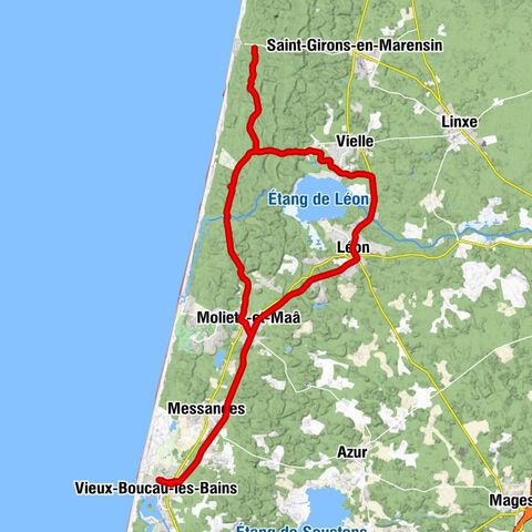 Messanges - La Gare Bistrot - Moliets-et-Maâ - Église Notre-Dame