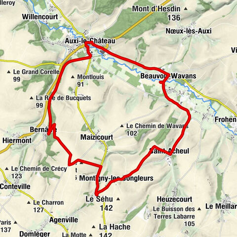 Beauvoir-Wavans - Église Notre-Dame-de-l'Assomption - Le Moulin de Maizicourt - Église Saint-Vaast