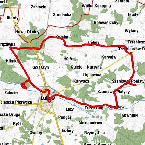 Szaniawy - Kościół pw. Najświętszej Maryi Panny Matki Kościoła - Łuków - Kościół pw Matki Bożej Nieustającej Pomocy