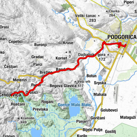 Podgorica - Donja Gorica - Barutana