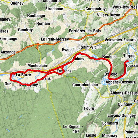 Torpes - Boussières - Osselle - Routelle - Église Saint-Étienne
