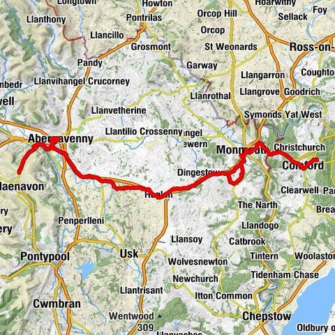 Mile End - All Saints, Staunton - Saint Cadoc - Abergavenny Presbyterian Church