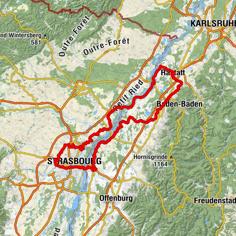 Stage 3: Baden Stage – "Strasbourg’s Fortress Belt, Maginot and Siegfried Lines, and Rastatt Fortress Town" (163 km)