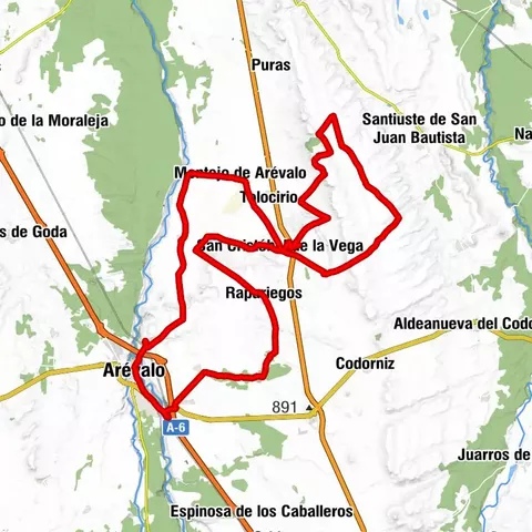 Arévalo - Ermita del Cristo de Moralejilla - Iglesia de San Martín - Iglesia de Santo Domingo de Silos