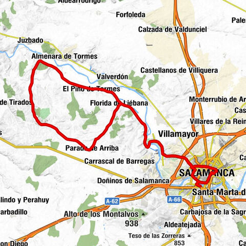 Salamanca - Parroquia de María Auxiliadora - Urbanización la Florida - Teso de San Vicente